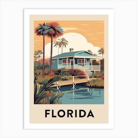 Vintage Travel Poster Florida 4 Art Print