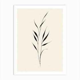 Leaf Of Grass Art Print