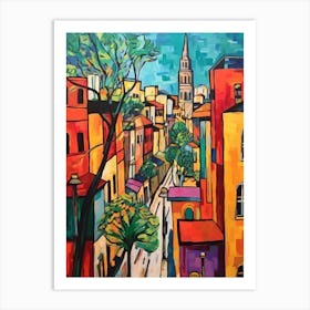 Beirut Lebanon 1 Fauvist Painting Art Print