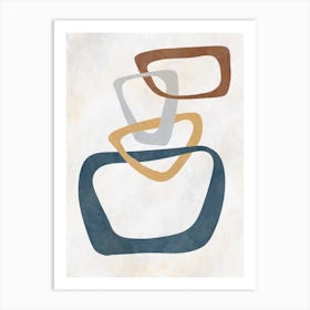 Abstract Shapes Canvas Print Art Print