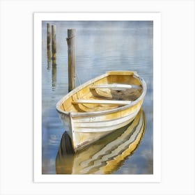 Boat On The Water Art Print