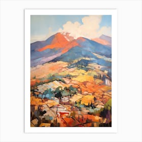 Mount Etna Italy 4 Mountain Painting Art Print