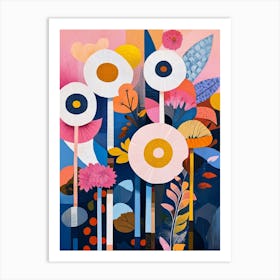 Flowers In The Garden Art Print