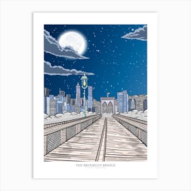 Brooklyn Bridge Art Print