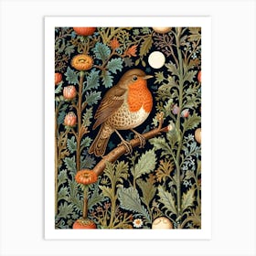 William Morris Robin 1 Art Print