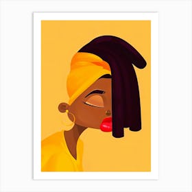 Afro Girl 1 Art Print