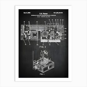 Computer Graphics Card Computer Components Patent Print Computer Graphic Card Patent Computer Art Computer Art Print Tc104a1 Art Print