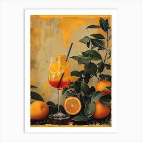 Aperol Spritz Orange 108 Art Print