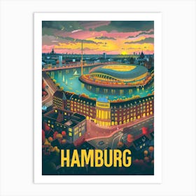 Hamburg 4 Art Print