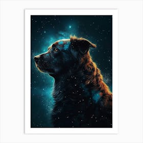 Doge Galaxy Art Print