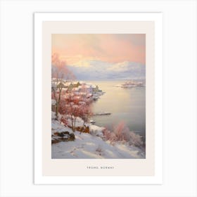 Dreamy Winter Painting Poster Troms Norway 2 Art Print