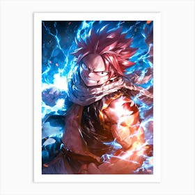 Natsu Fairy Tail Anime Manga Japan Poster Art Print