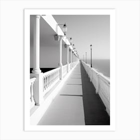 Agadir, Morocco, Black And White Photography 4 Art Print