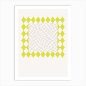 Pattern Clash Poster 5 Art Print