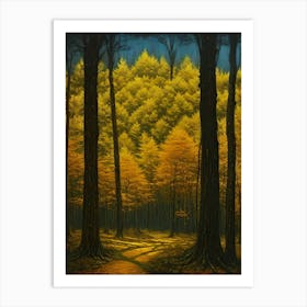 'The Yellow Forest' Art Print