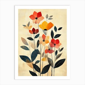 Flowers In A Vase 34 Art Print