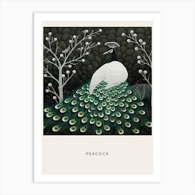 Ohara Koson Inspired Bird Painting Peacock 6 Poster Art Print