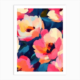 Abstract Floral Painting Art Print