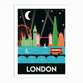 London Skyline Art Print