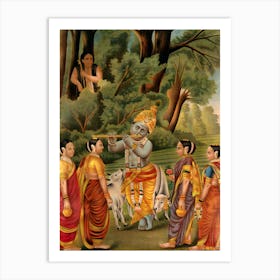 Lord Krishna 9 Art Print