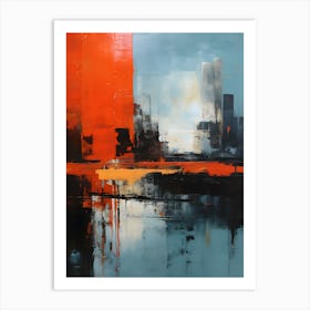 Abstract Cityscape 5 Art Print