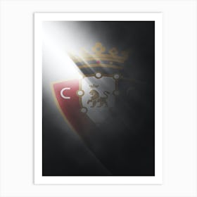 Osasuna Spain Football Poster Art Print