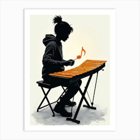 Xylophone Art Print