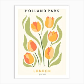 Holland Park London Art Print