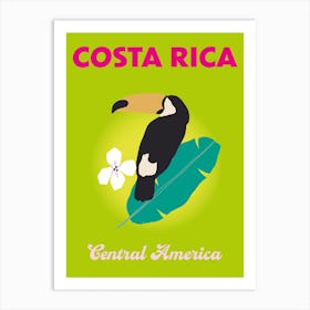Costa Rica Central America Travel Print Art Print