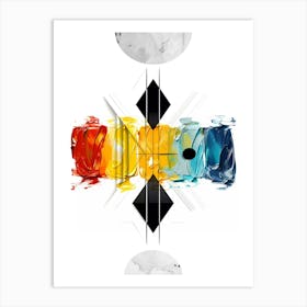 Poster Abstract Illustration Art 14 Art Print