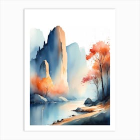 Watercolor Painting 37 Art Print