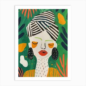 Portrait Of African Woman 46 Art Print