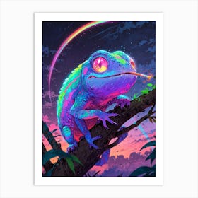 Rainbow Chamelon 3 Art Print