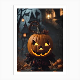 Halloween Pumpkin 1 Art Print