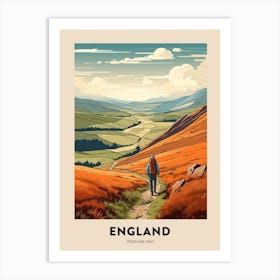 Pennine Way England 2 Vintage Hiking Travel Poster Art Print