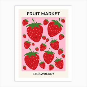 Fruit Market Strawberry | 02 Art Print