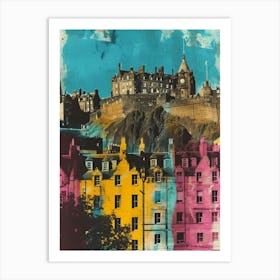 Edinburgh Retro Photo Inspired 1 Art Print