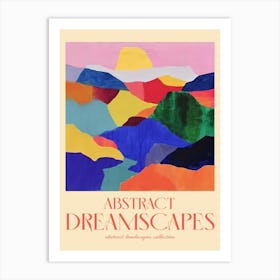 Abstract Dreamscapes Landscape Collection 45 Art Print