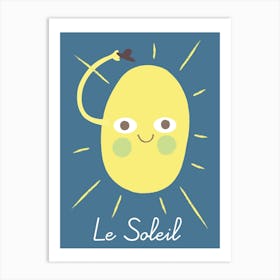 Le Soleil by Studio Kavall Art Print
