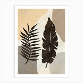 Palm Leaves Canvas Print Art Print