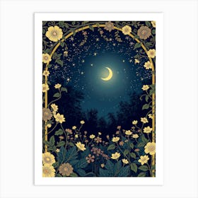 Night In The Garden 2 Art Print