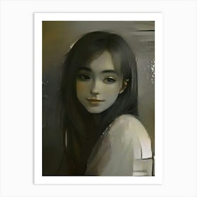 Asian Girl Art Print