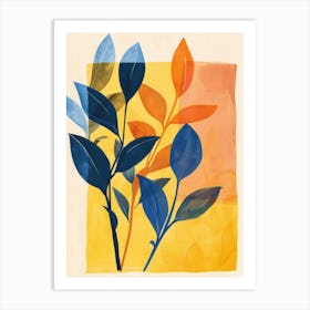 Abstract Leaves 36 Art Print