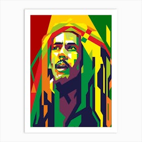 Bob Marley Pop art Art Print