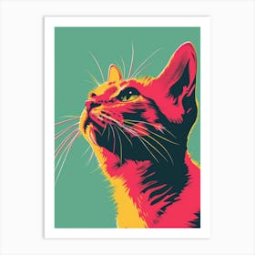 Pop Cat 3 Art Print