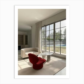 Modern Living Room 5 Art Print