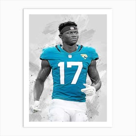 Dj Chark Jr Jacksonville Jaguars Art Print