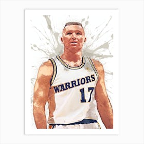 Chris Mullin Golden State Warriors 1 Art Print