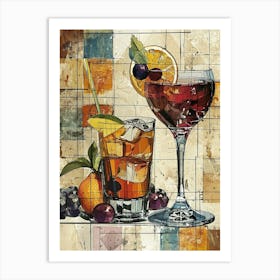 Sangria & Long Island Iced Tea Art Print