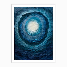 Blue Moon 3 Art Print